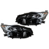 For 2021 2022 2023 Toyota Sienna LE XLE Headlight Headlamp Factory Assembly No DRL Black Left Right Driver Passenger Side LH RH Set Pair 2Pcs 8115008100 8111008100 TO2502306 TO2503306 by AutoModed