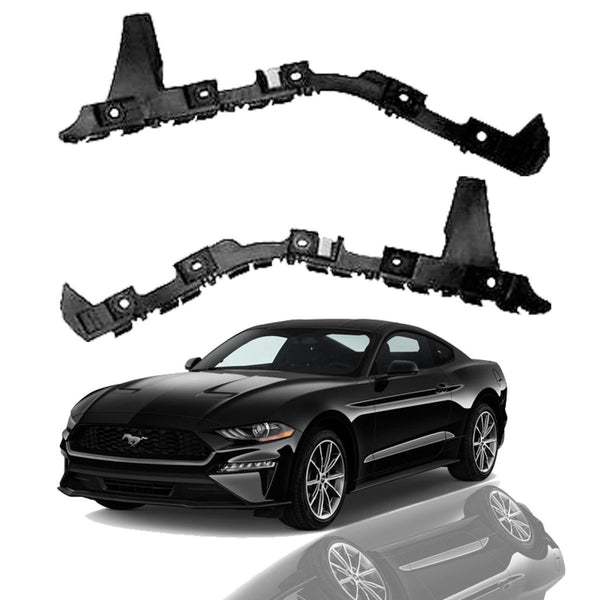 For 2015 2016 2017 Ford Mustang Rear Bumper Side Cover Brackets Pair Left Right - AutoModed