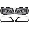 2018 2019 2020 Hyundai Kona Halogen Headlight & Bezel Assembly Set Left Right Side by AutoModed