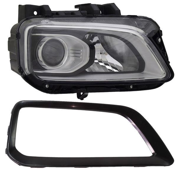 2018 2019 2020 Hyundai Kona Halogen Headlight & Bezel Assembly Set Left Right Side by AutoModed