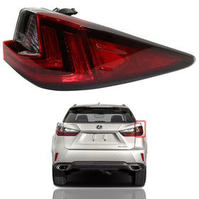 2016 2017 2018 2019 Lexus RX350 Rear Tail Light Outer Assembly Right Passenger Side by AutoModed