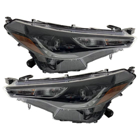 2022 2023 TOYOTA Corolla Cross L LE Front Headlight Lamp Assembly Set Left Right Side by AutoModed