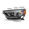 Halogen Headlight LH w/LED for 2017 2022 Buick Encore OEM GM2502464 by AutoModed