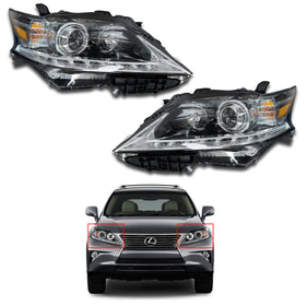 2013 2014 2015 Lexus RX350 RX450h HID Xenon Headlight Left Right By AutoModed