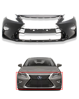 2016 2017 2018 Lexus ES350 Front Bumper Cover Fascia No Holes 521190A902 by AutoModed Pick Up Only