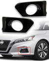 Fog Light Bezel for 2019 2021 Nissan Altima NI1038158 NI1039158 Set by AutoModed