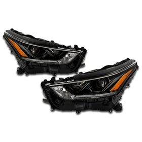 For 2020 2021 2022 Toyota Highlander LED Projector Headlight Headlamp Assembly Left Right Driver Passenger Side LH RH Set Pair 2Pcs TO2502303 TO2503303 by AutoModed