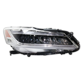 For 2016 2017 Honda Accord Sedan Full LED Headlight Headlamp Assembly Chrome Right Passenger Side RH 33100T2AA32 by AutoModed
