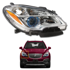 For 2013 2014 2015 2016 Buick Encore Halogen Headlight Headlamp Assembly Black Right Passenger Side RH GM2503379 by AutoModed