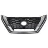 For 2021 2022 2023 Nissan Rogue SL SV Front Bumper Grille Grill Chrome Trim Assembly No Camera Hole 62310-6RA0A by AutoModed