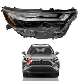 2022 2023 2024 Toyota RAV4 Prime SE Bi LED Projector Headlight Assembly Right Passenger Side by AutoModed