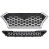 For 2019 2020 2021 Hyundai Tucson Front Bumper Lower Upper Grille Grill Assembly Set HY1036147 HY1200225 by AutoModed