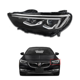 For 2018 2019 2020 Buick Regal Sportback/TourX Full LED Headlight Headlamp Assembly Driver Left Side LH 39217215 by AutoModed