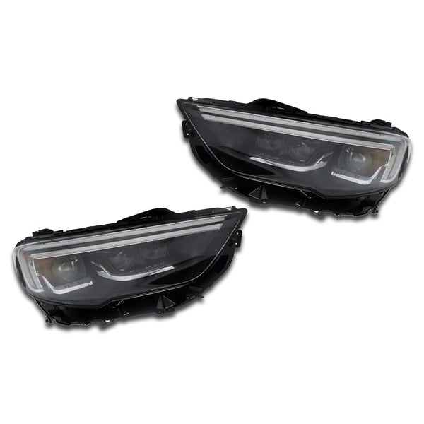 For 2018 2019 2020 Buick Regal Sportback/TourX Full LED Headlight Headlamp Assembly Driver Passenger Left Right Side LH RH Set Pair 2Pcs 39217215 39217216 by AutoModed