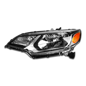For 2015 2016 2017 Honda Fit Halogen Headlight Headlamp Assembly Left Driver Side LH 33150T5AA01 by AutoModed