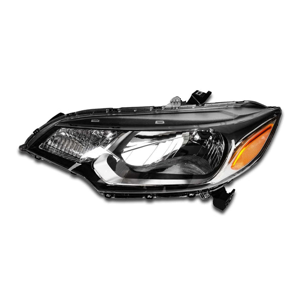 For 2015 2016 2017 Honda Fit Halogen Headlight Headlamp Assembly Left Driver Side LH 33150T5AA01 by AutoModed