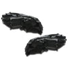 For 2021 2022 2023 Nissan Rogue Headlight Headlamp ABS Plastic Assembly Black Left Right Driver Passenger Side LH RH Pair Set 2Pcs 260606RR6A 260106RR6A By AutoModed