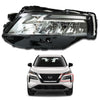 For 2021 2022 2023 Nissan Rogue Headlight Headlamp Factory Assembly Chrome Left Driver Side 26060-6RR6A By AutoModed