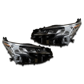 For 2021 2022 2023 Toyota Sienna LE XLE Headlight Headlamp Factory Assembly Black Left Right Driver Passenger Side LH RH Set Pair 2Pcs 8115008100 8111008100 TO2502306 TO2503306 by AutoModed