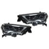 For 2014 2015 2016 2017 2018 2019 2020 2021 2022 Toyota 4Runner LED Headlight Triple Beam Factory Assembly Left Right Driver Passenger Side LH RH Pair Set 2Pcs TT-CB-A163B by AutoModed