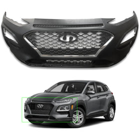 For 2018 2019 2020 2021 Hyundai Kona SE SEL Front Bumper Cover Grille Grill Assembly Set 86511J9000 HY1000225 PICK UP ONLY by AutoModed