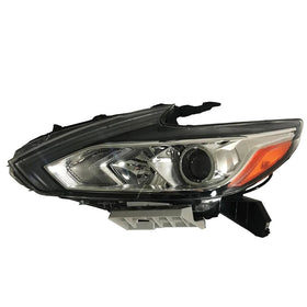 2016 2017 2018 Nissan Altima Headlight Assembly Halogen with Chrome Housing Driver Side by AutoModed