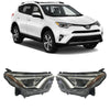 2016 2017 2018 Toyota RAV4 Headlight Assembly with LED Projector Left Right Pair by AutoModed