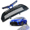 2017 2018 2019 Toyota Corolla SE XSE Front Upper Lower Bumper Grilles Blue Crush 8W7 2pc Set by AutoModed