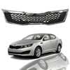 2011 2012 2013 Kia Optima LX EX Front Upper Bumper Grille with Chrome Trim by AutoModed