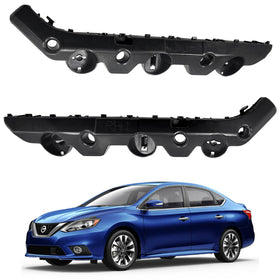 For 2016 2017 2018 2019 Nissan Sentra Front Bumper Support Retainer Brackets Left Right 2pcs