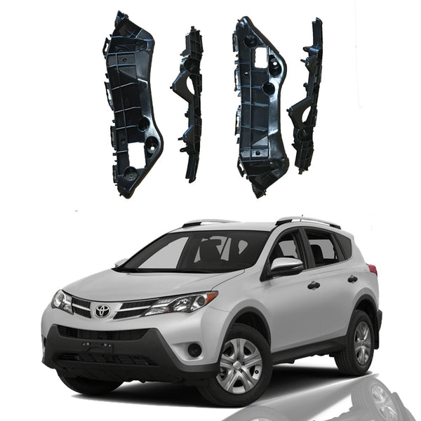 2013 2014 2015 Toyota RAV4 Front & Rear Bumper Brackets Mounting Retainers Left Right Pair 4pc by AutoModed