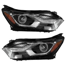 2018 2019 2020 2021 Chevrolet Chevy Equinox Headlight Assembly Halogen with LED Daytime Running Lamp Left Right Pair by AutoModed