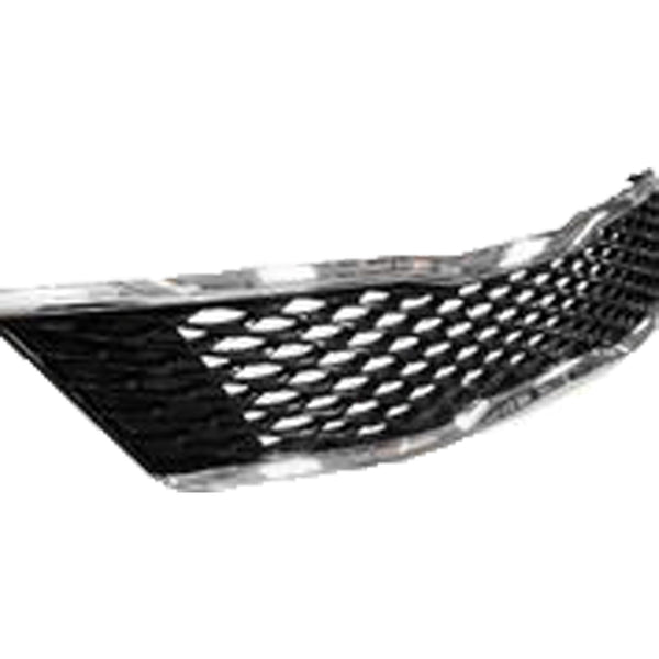 2016 2017 2018 Kia Optima Front Upper Bumper Grille with Chrome Trim by AutoModed