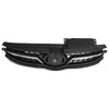2011 2012 2013 Hyundai Elantra Sedan Front Upper Bumper Grille with Chrome Trim by AutoModed