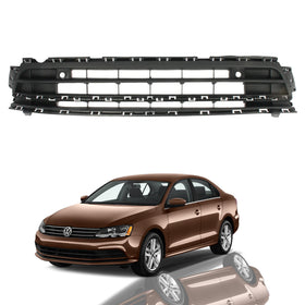 2015 2018 Volkswagen Jetta Front Lower Bumper Grille with PDC Holes by AutoModed
