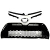 2017 2018 2019 Toyota Corolla SE XSE Front Upper Lower Bumper Grilles Pearl White 2pc Set by AutoModed