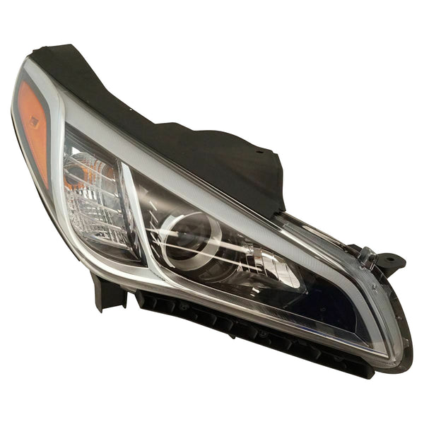 2015 2016 2017 Hyundai Sonata Headlight Assembly Halogen Passenger Side by AutoModed