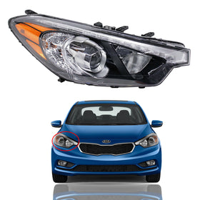2014 2015 2016 Kia Forte & Forte Koup Headlight Assembly LED Passenger Side by AutoModed