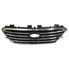 2015 2016 2017 Hyundai Sonata Front Upper Lower Bumper Grilles with Chrome Trim 2pc by AutoModed