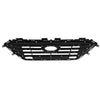 2015 2016 2017 Hyundai Sonata Front Upper Lower Bumper Grilles with Chrome Trim 2pc by AutoModed