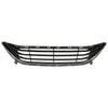 2011 2012 2013 Hyundai Elantra Sedan Front Upper Lower Bumper Grilles with Chrome Trim 2pc by AutoModed