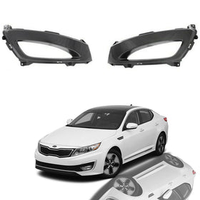 2011 2012 2013 Kia Optima Front Fog Lamp Bezels Covers Left Right Pair by AutoModed