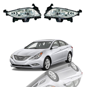 2011 2012 2013 Hyundai Sonata Fog Daytime Running Lights DRL Lamps Halogen 2pc by AutoModed