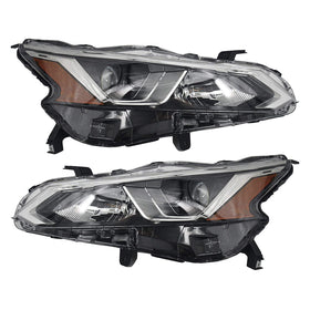 2019 2020 2021 2022 Nissan Altima Headlight Assembly Halogen Left Right Pair by AutoModed