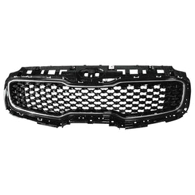 2017 2018 2019 Kia Sportage Front Upper Bumper Grille with Chrome Trim by AutoModed