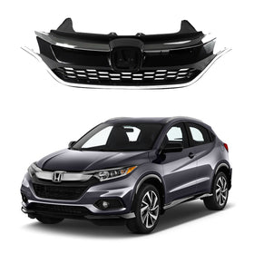 2015 2016 Honda CRV Front Upper Bumper Grille with Chrome Trim by AutoModed