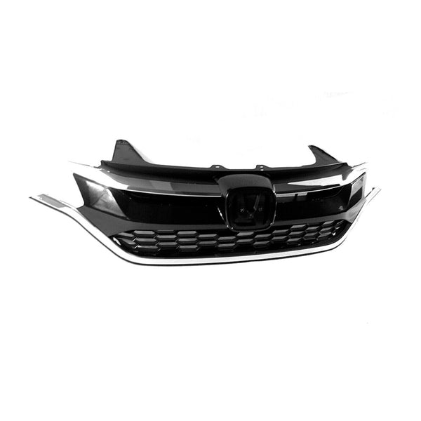 2015 2016 Honda CRV Front Upper Bumper Grille with Chrome Trim by AutoModed