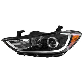2017 2018 Hyundai Elantra Headlight Assembly Halogen with Bulbs Driver Side by AutoModed