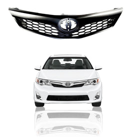 2012 2013 2014 Toyota Camry SE Front Upper Bumper Grille Matte Black by AutoModed