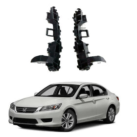 2013 2017 Honda Accord Front Bumper Brackets Mounting Retainers Left Right 2pc by AutoModed